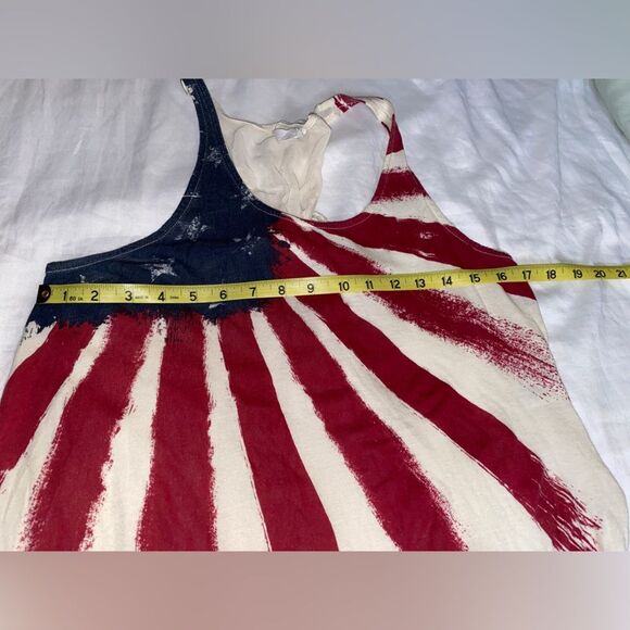 Others Follow patriotic sheer razor back tank top by Anthropologie size S - Picture 9 of 10